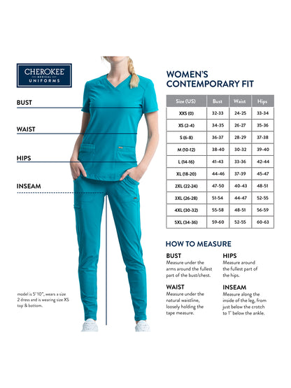 Women's Natural Rise Jogger - CK249A - Mint