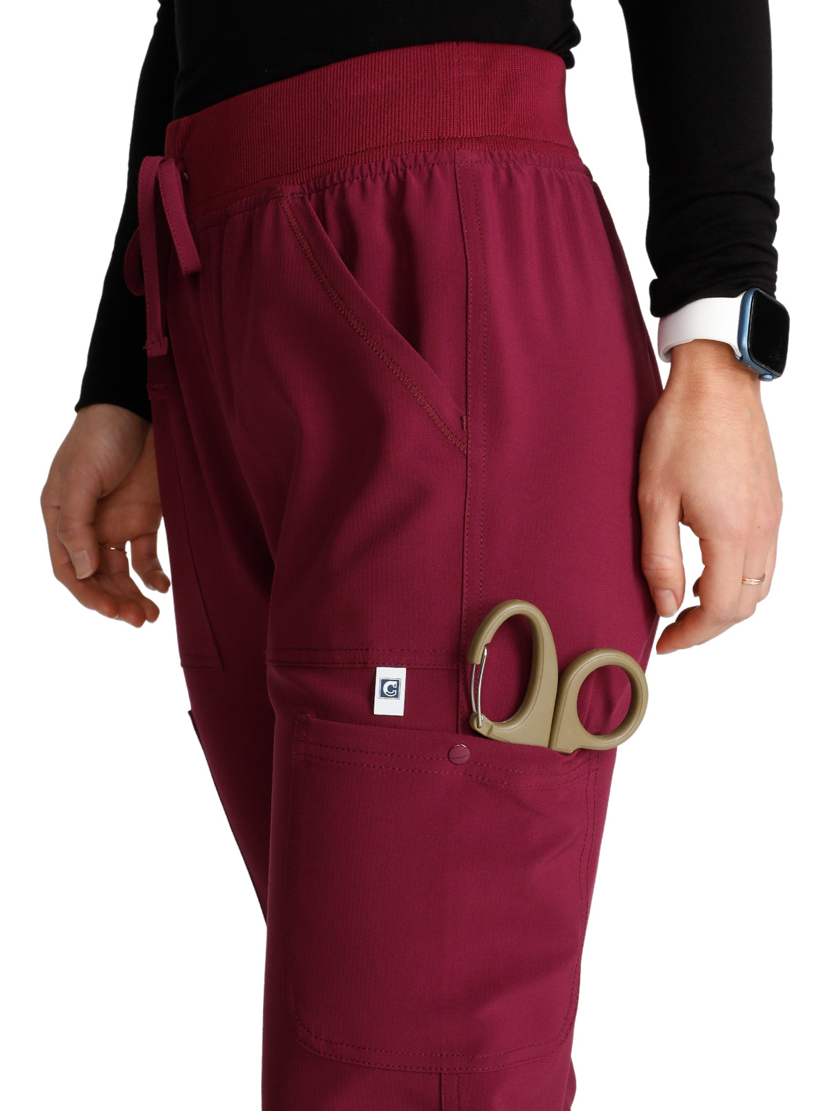 Women's Natural Rise Jogger - CK249A - Wine