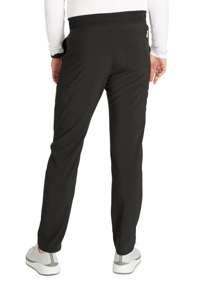 Men's Tapered Leg Scrub Pant - CK252A - Black