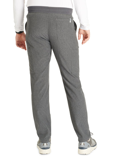 Men's Tapered Leg Scrub Pant - CK252A - Heather Pewter