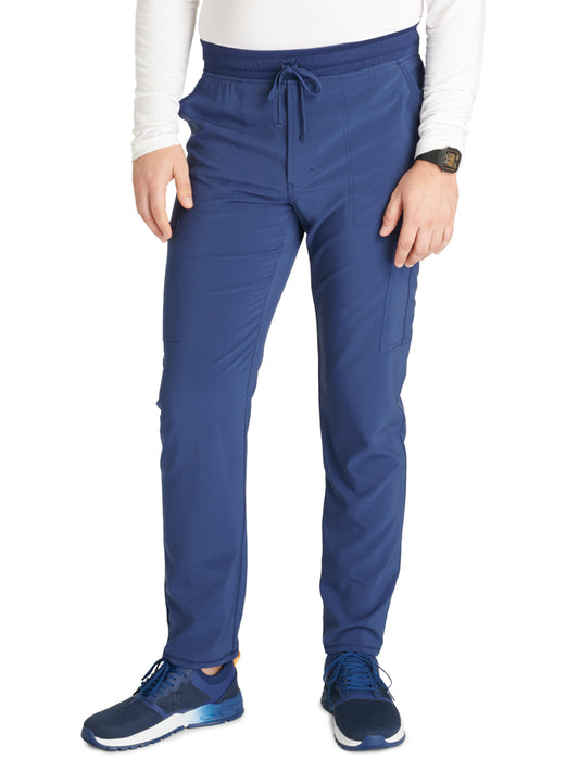 Men's Tapered Leg Scrub Pant - CK252A - Navy