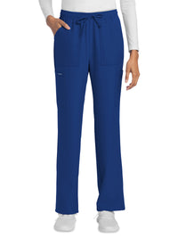 Women's 4-Pocket Drawstring Cargo Pant - CK272A - Galaxy Blue