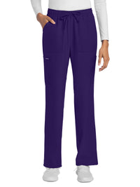 Women's 4-Pocket Drawstring Cargo Pant - CK272A - Grape