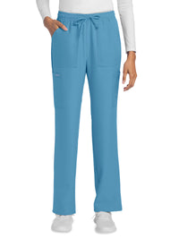 Women's 4-Pocket Drawstring Cargo Pant - CK272A - Heritage Blue