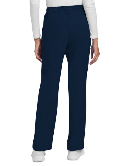 Women's 4-Pocket Drawstring Cargo Pant - CK272A - Navy