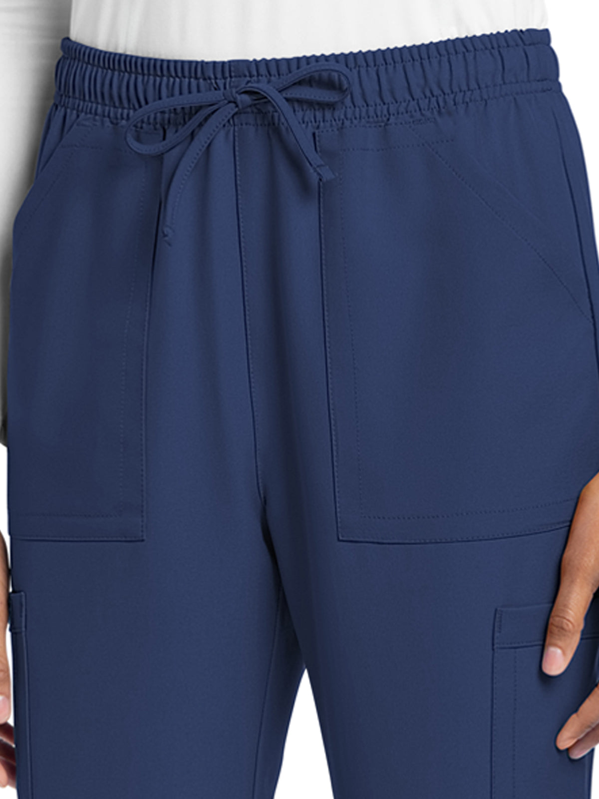 Women's 4-Pocket Drawstring Cargo Pant - CK272A - Navy