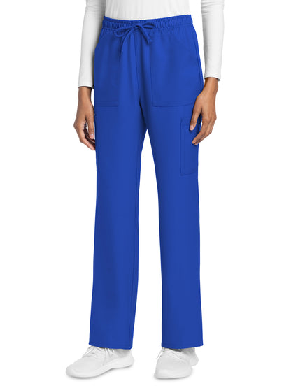 Women's 4-Pocket Drawstring Cargo Pant - CK272A - Royal