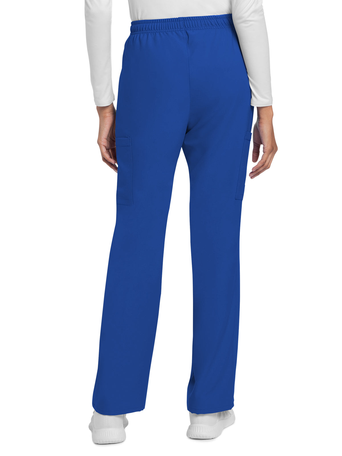 Women's 4-Pocket Drawstring Cargo Pant - CK272A - Royal