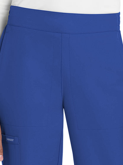 Women's 5-Pocket Mid Rise Jogger - CK273A - Galaxy Blue
