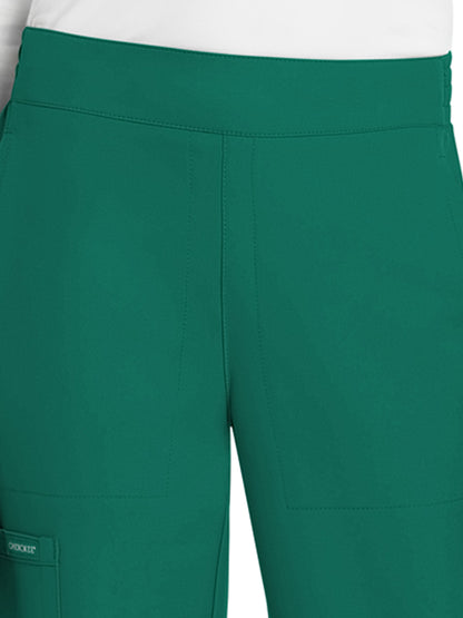 Women's 5-Pocket Mid Rise Jogger - CK273A - Hunter Green