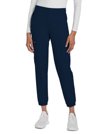 Women's 5-Pocket Mid Rise Jogger - CK273A - Navy
