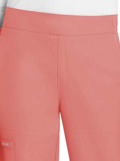 Women's 5-Pocket Mid Rise Jogger - CK273A - Spiced Coral