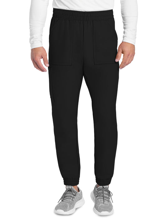 Men's 4-Pocket Mid Rise Jogger Pant - CK278A - Black