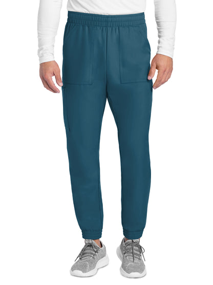 Men's 4-Pocket Mid Rise Jogger Pant - CK278A - Caribbean Blue