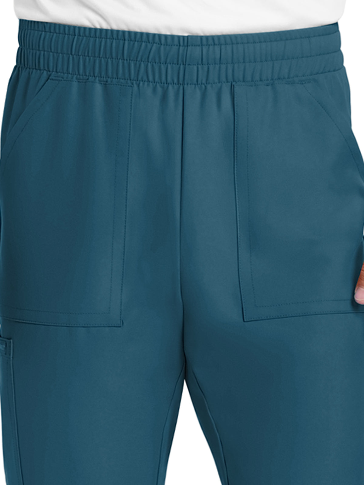 Men's 4-Pocket Mid Rise Jogger Pant - CK278A - Caribbean Blue