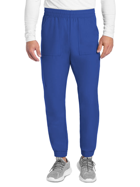 Men's 4-Pocket Mid Rise Jogger Pant - CK278A - Galaxy Blue