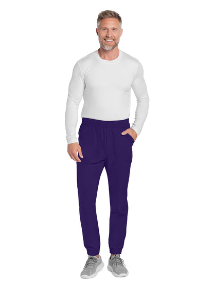 Men's 4-Pocket Mid Rise Jogger Pant - CK278A - Grape