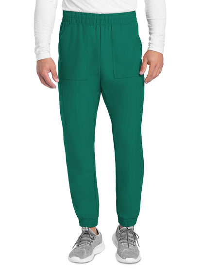 Men's 4-Pocket Mid Rise Jogger Pant - CK278A - Hunter Green