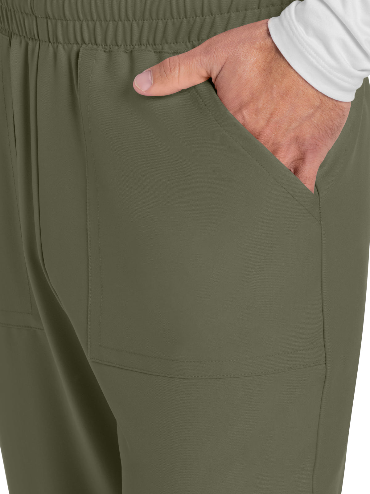 Men's 4-Pocket Mid Rise Jogger Pant - CK278A - Olive