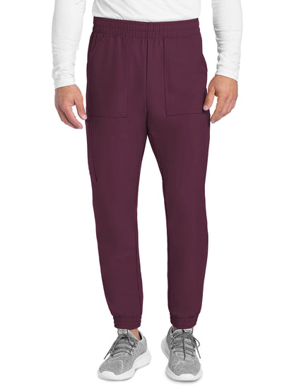 Men's 4-Pocket Mid Rise Jogger Pant - CK278A - Wine