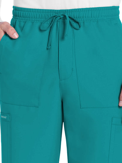 Men's 6-Pocket Straight Leg Pant - CK279A - Teal Blue