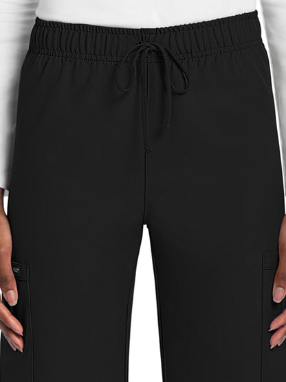 Unisex 3-Pocket Mid Rise Drawstring Pant - CK280A - Black