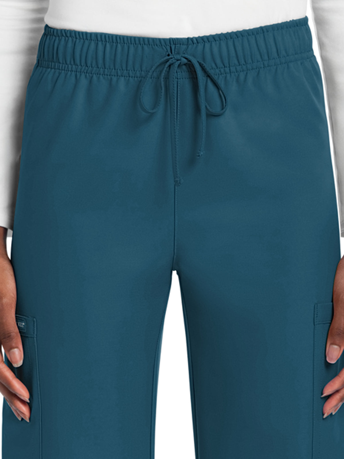 Unisex 3-Pocket Mid Rise Drawstring Pant - CK280A - Caribbean Blue