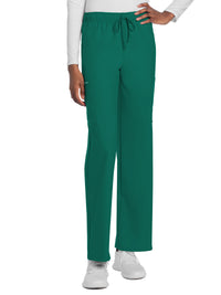 Unisex 3-Pocket Mid Rise Drawstring Pant - CK280A - Hunter Green