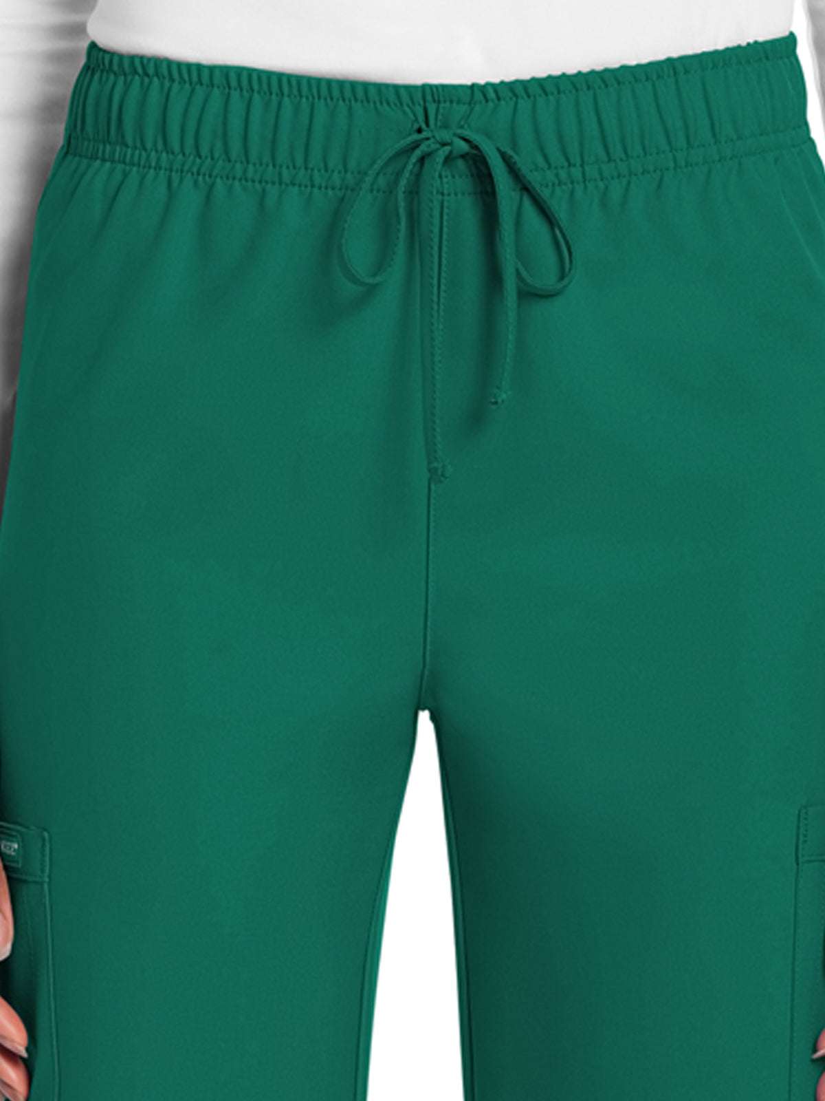 Unisex 3-Pocket Mid Rise Drawstring Pant - CK280A - Hunter Green