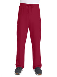 Unisex 3-Pocket Mid Rise Drawstring Pant - CK280A - Red