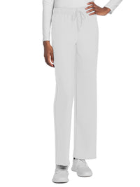 Unisex 3-Pocket Mid Rise Drawstring Pant - CK280A - White