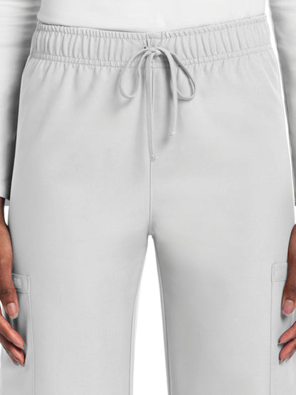 Unisex 3-Pocket Mid Rise Drawstring Pant - CK280A - White