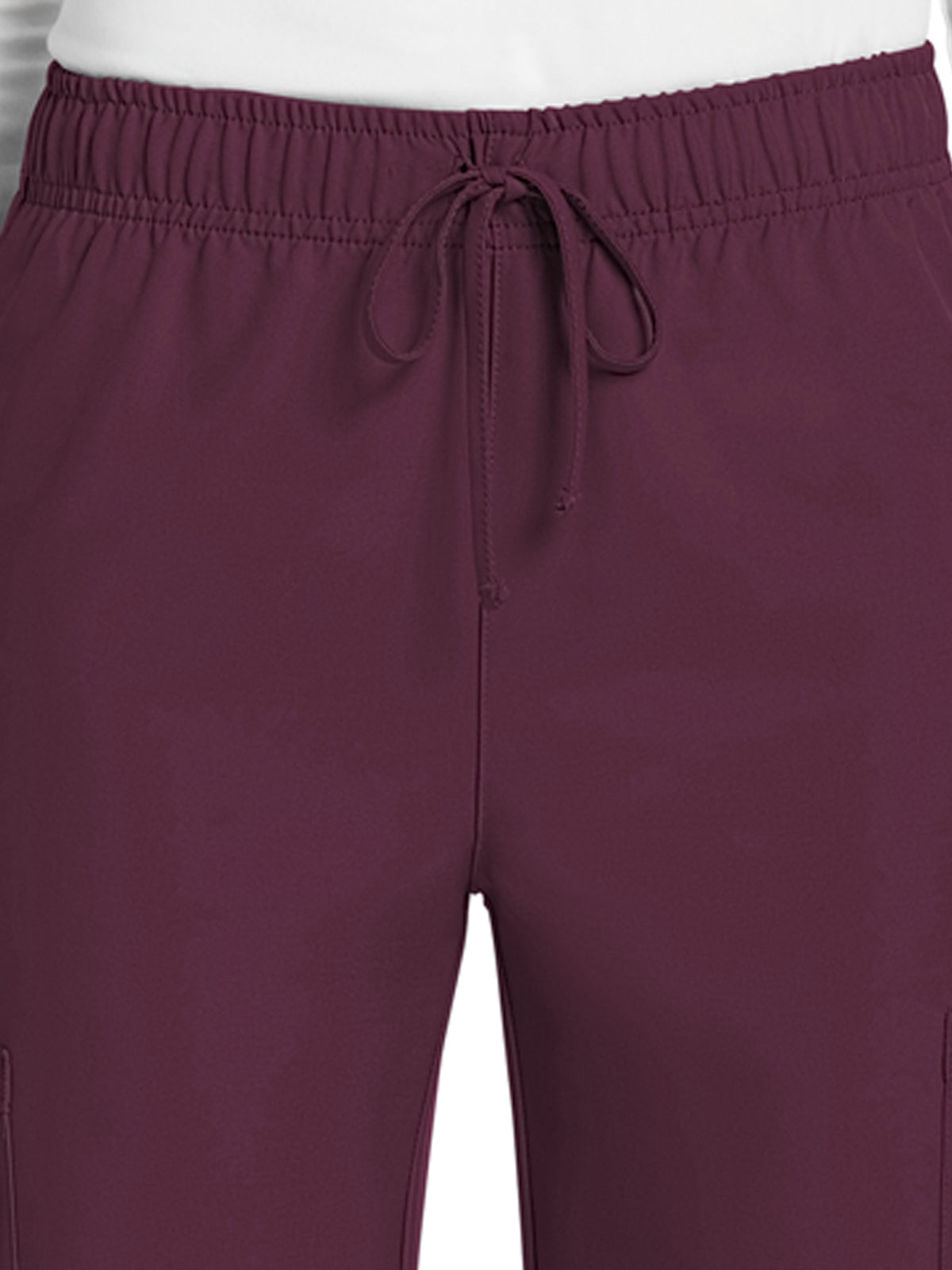 Unisex 3-Pocket Mid Rise Drawstring Pant - CK280A - Wine