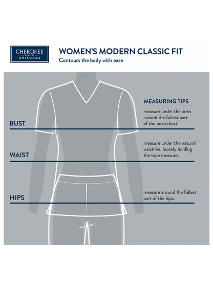 Women's 3-Pocket Mid Rise Cargo Pant - CK281A - White
