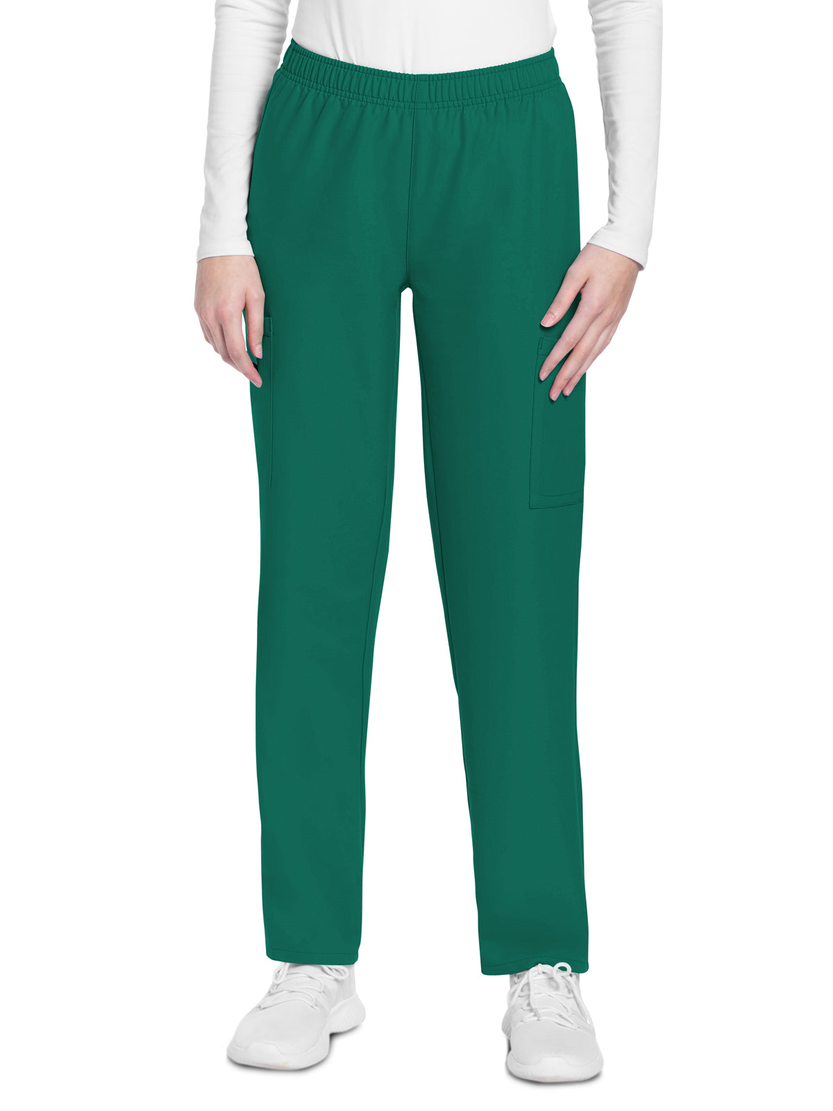 Women's 3-Pocket Mid Rise Cargo Pant - CK281A - Hunter Green