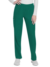 Women's 3-Pocket Mid Rise Cargo Pant - CK281A - Hunter Green