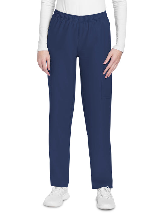 Women's 3-Pocket Mid Rise Cargo Pant - CK281A - Navy