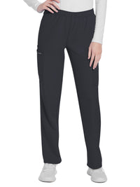 Women's 3-Pocket Mid Rise Cargo Pant - CK281A - Pewter