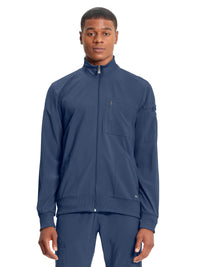 Men's 5-Pocket Zip Front Jacket - CK305A - Navy