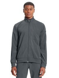 Men's 5-Pocket Zip Front Jacket - CK305A - Pewter