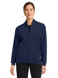 Women's 2-Pocket Warm-Up Jacket - CK353 - Navy