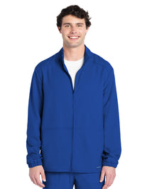 Men's 2-Pocket Zip Front Jacket - CK359A - Royal