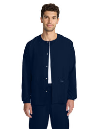 Unisex 2-Pocket Snap Front Jacket - CK393A - Navy