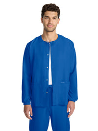 Unisex 2-Pocket Snap Front Jacket - CK393A - Royal