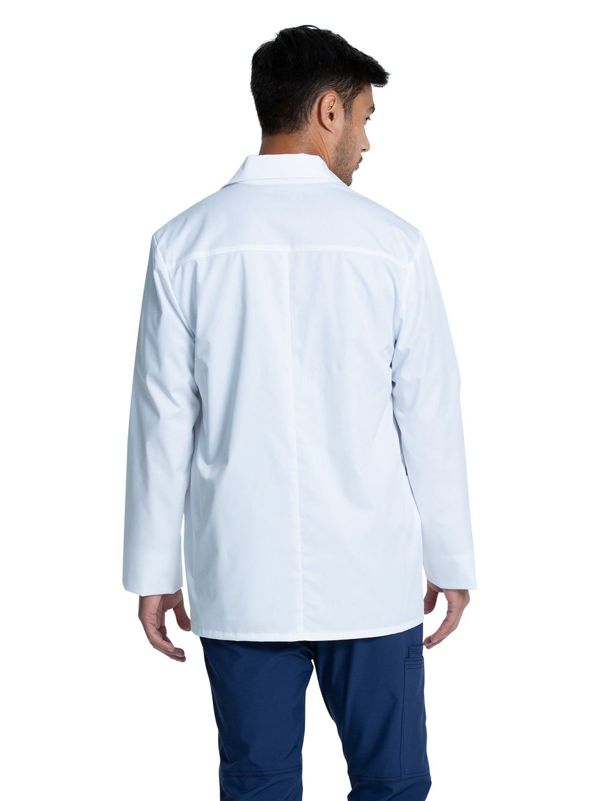 Men's Three-Pocket 30" Consultation Lab Coat - CK401 - White