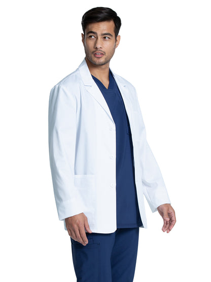 Men's Three-Pocket 30" Consultation Lab Coat - CK401 - White