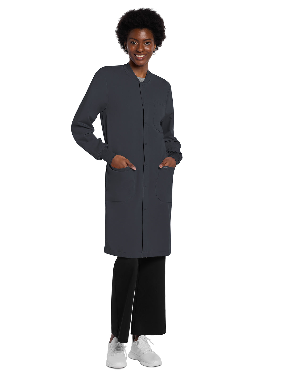 Unisex 3-Pocket 40" Lab Coat - CK402A - Pewter