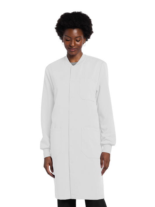 Unisex 3-Pocket 40" Lab Coat - CK402A - White