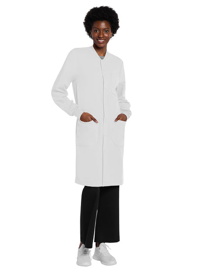 Unisex 3-Pocket 40" Lab Coat - CK402A - White