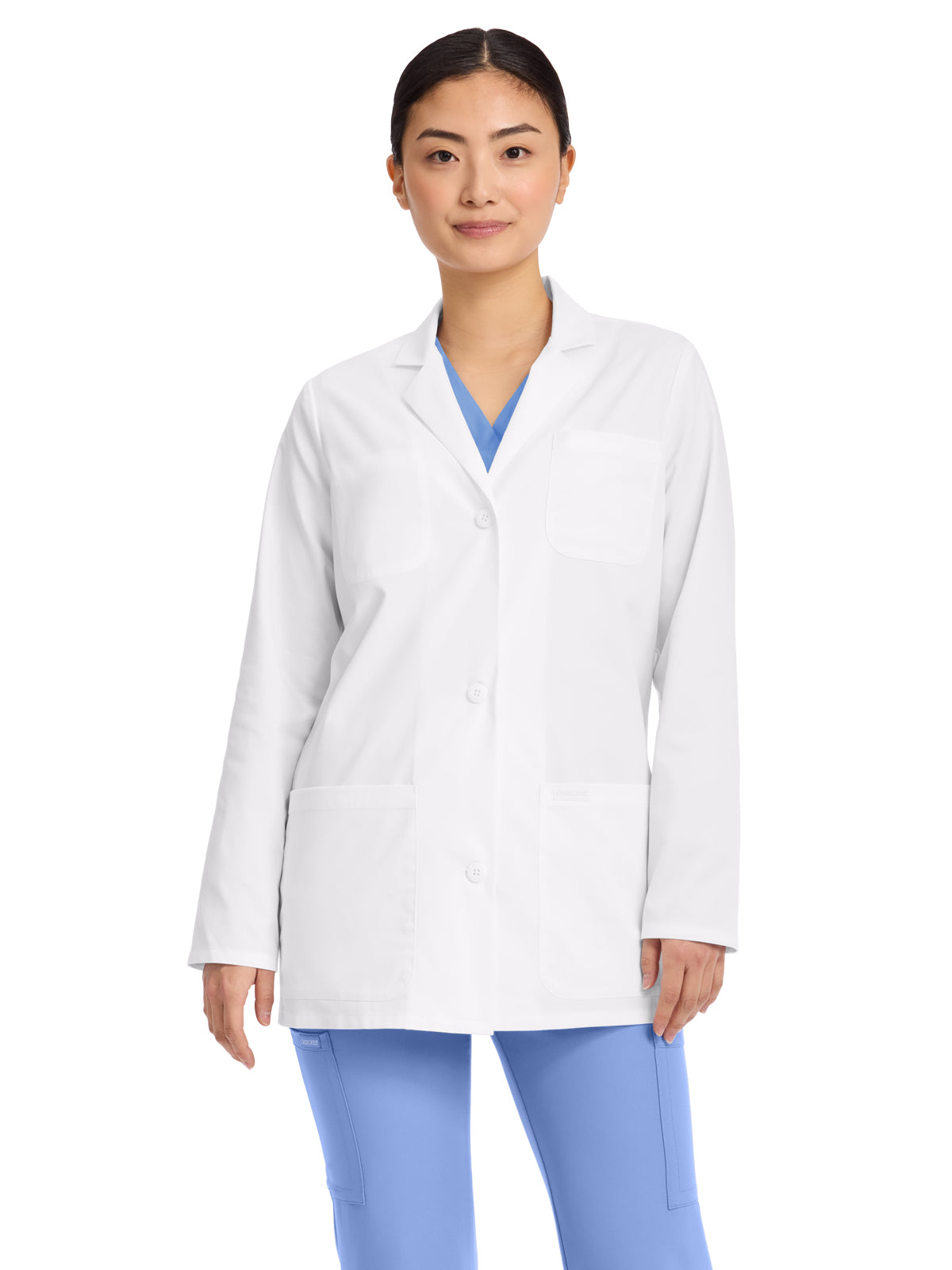 Women's 4-Pocket 30" Lab Coat - CK434 - White